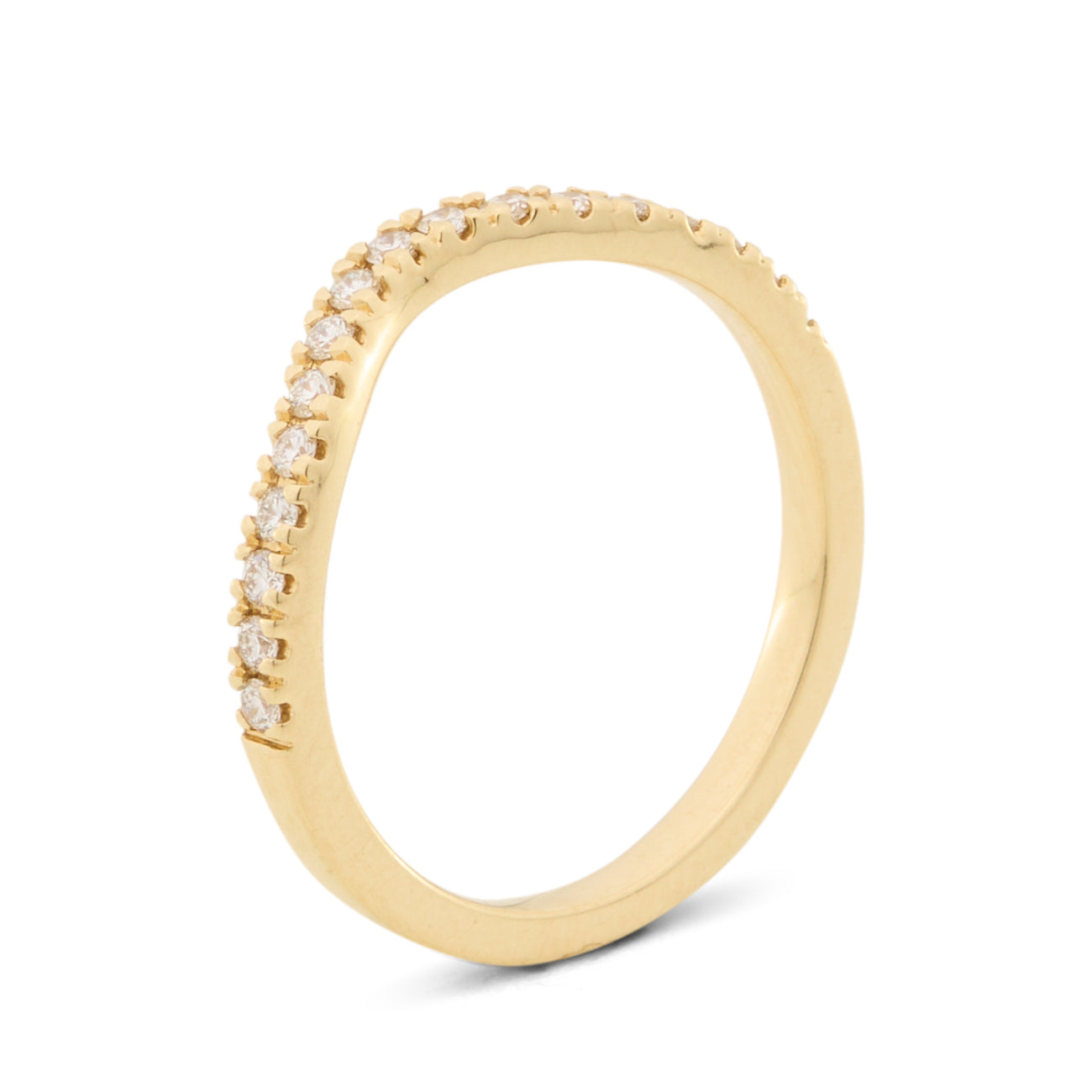 0.24ct Diamond Shaped Wedding Ring