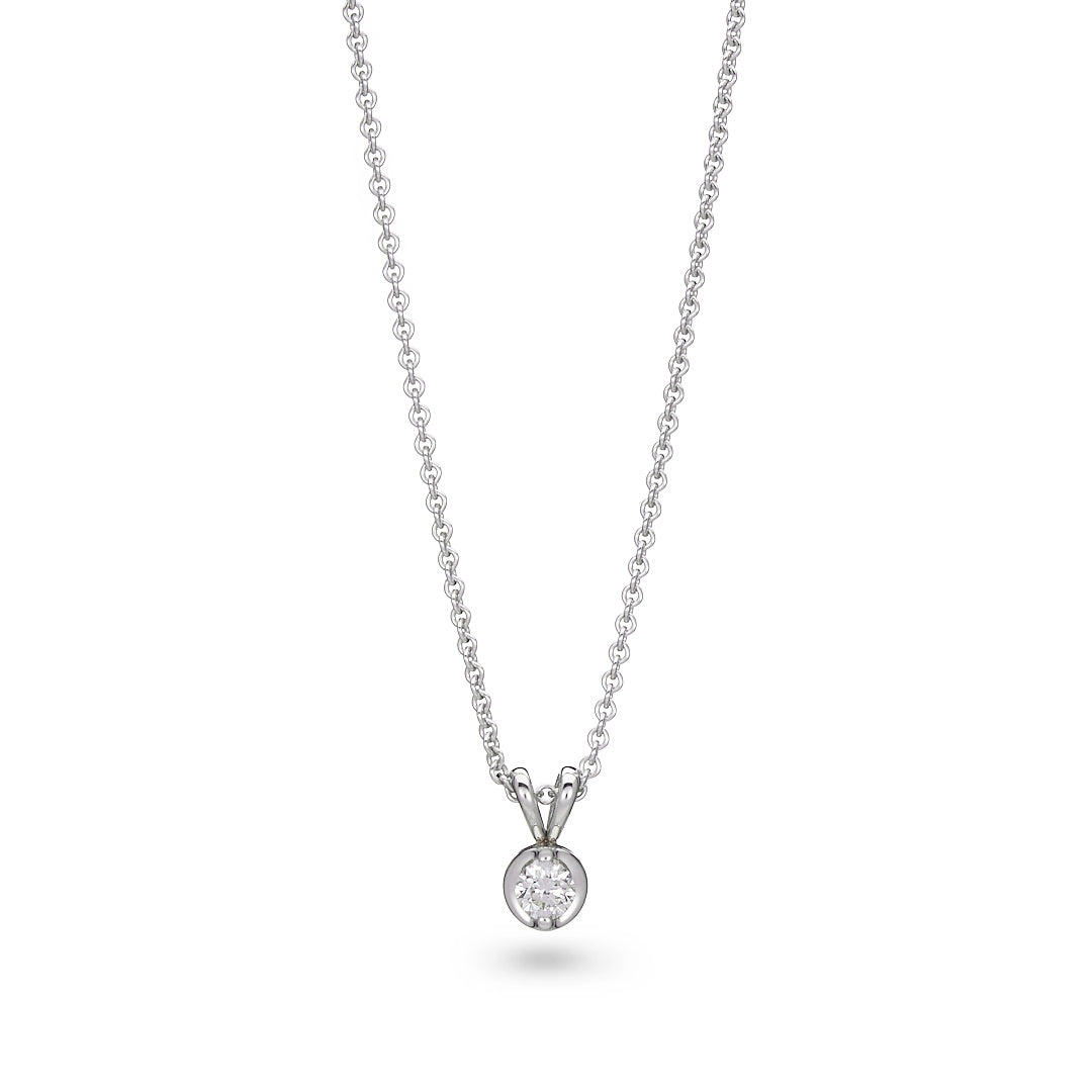 0.25ct Diamond Solitaire Pendant