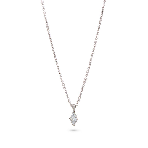 0.30ct Marquise Diamond Pendant