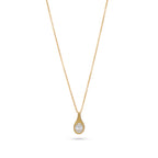 0.31ct Diamond Droplet Pendant