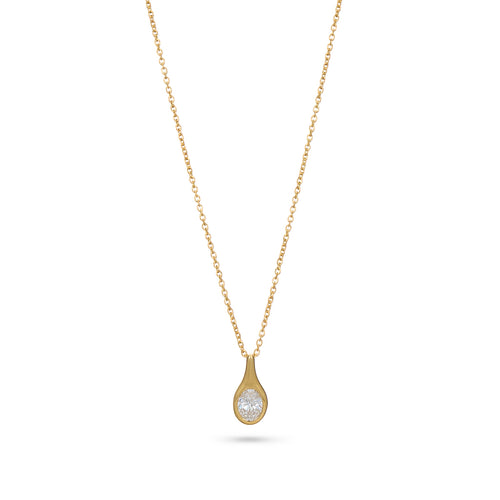 0.31ct Diamond Droplet Pendant