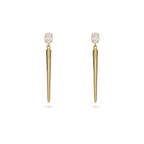 0.38ct Diamond Spike Earrings