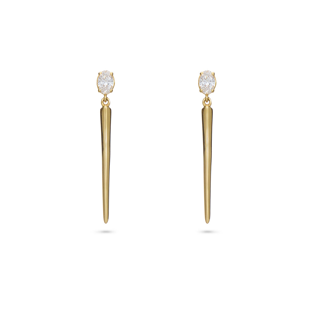 0.38ct Diamond Spike Earrings