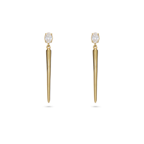 0.38ct Diamond Spike Earrings