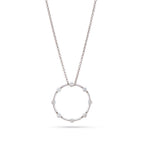 0.41ct Diamond Circle Pendant