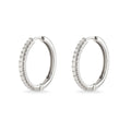 0.52ct Diamond Hoop Earrings