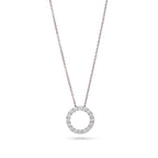0.55ct Diamond Circle Pendant