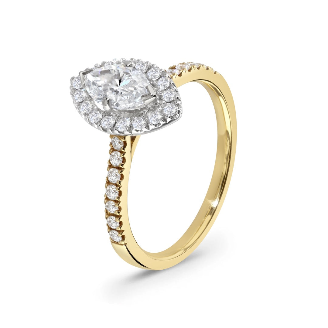 0.70ct Marquise Diamond Ring