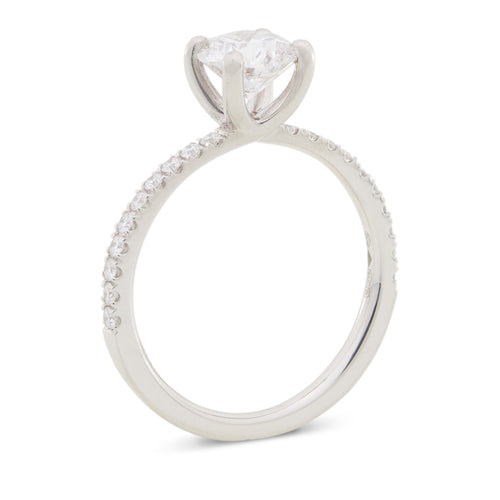 0.92ct Diamond Engagement Ring