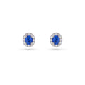 0.94ct Sapphire & Diamond Studs