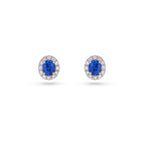 0.94ct Sapphire & Diamond Studs