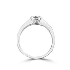 Emerald Cut Diamond Engagement Ring