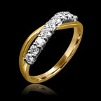 Entwined Diamond Ring