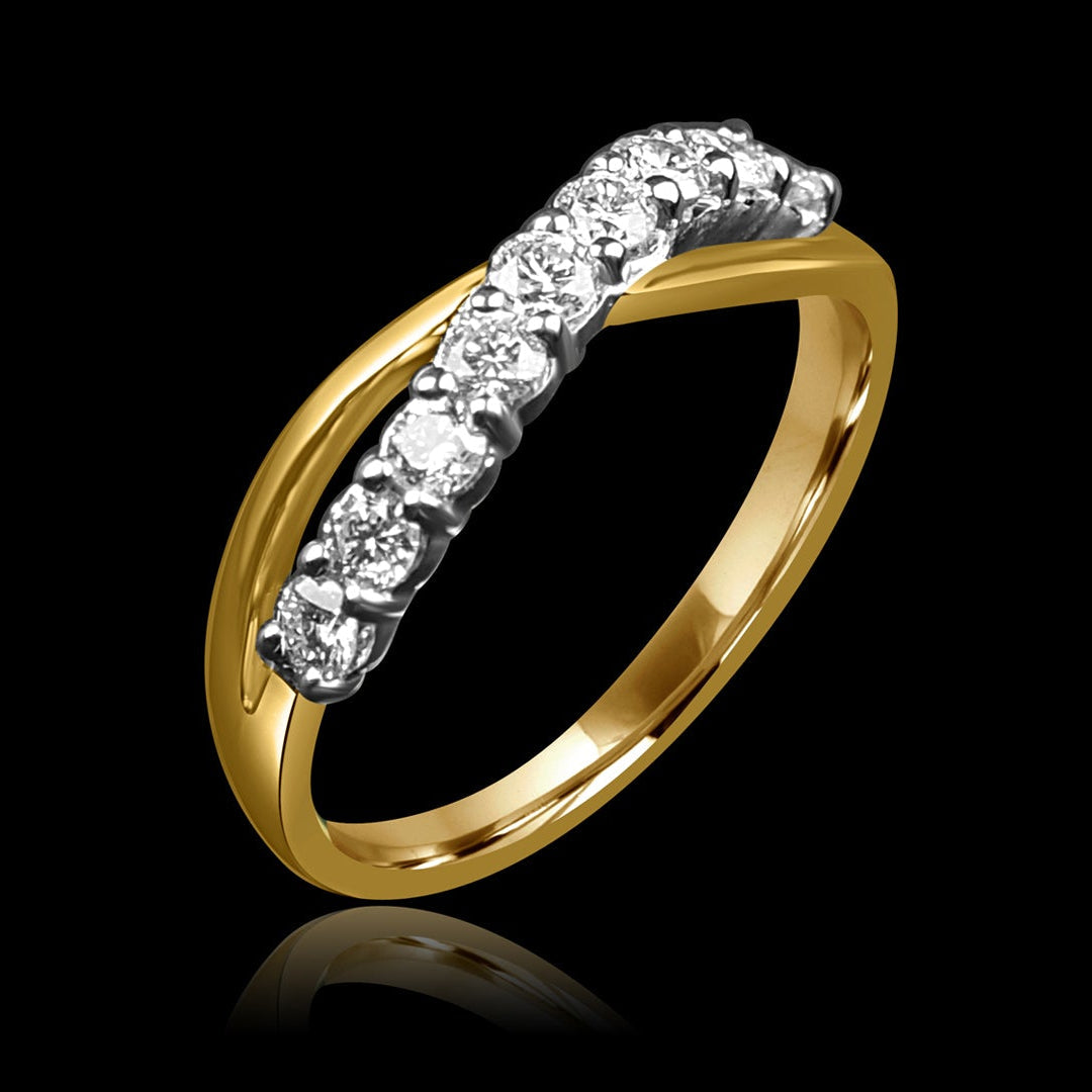Entwined Diamond Ring