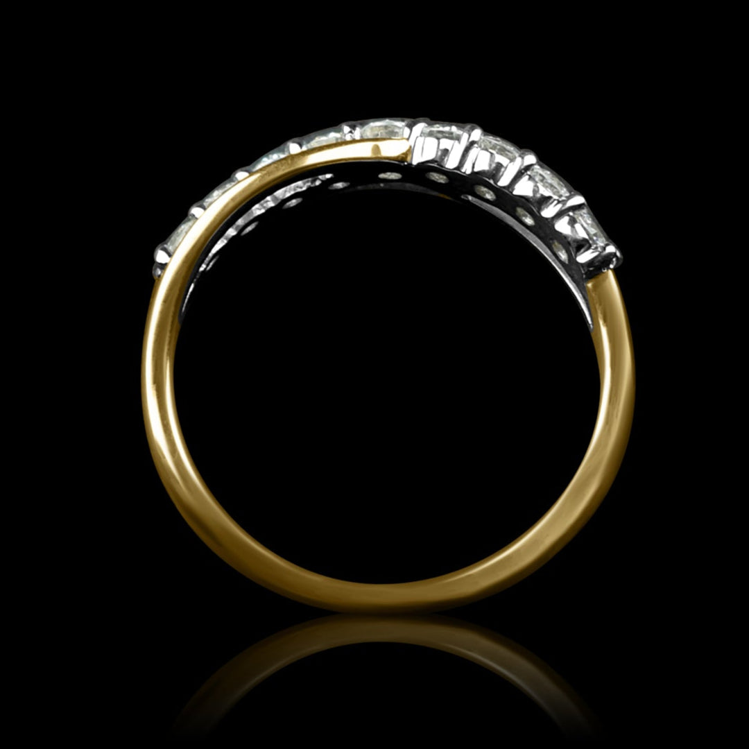 Entwined Diamond Ring