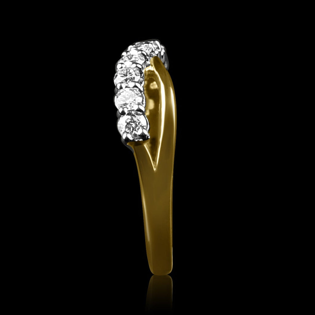 Entwined Diamond Ring
