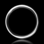 Brushed Titanium Wedding Ring