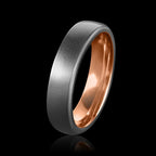 Titanium &amp; Rose Gold Ring