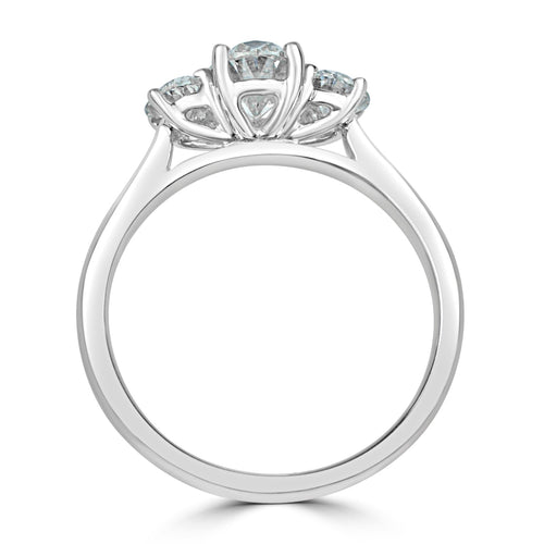 Three Oval Diamond Ring