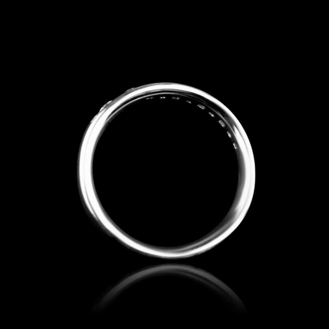 Round &amp; Baguette Diamond Eternity Ring