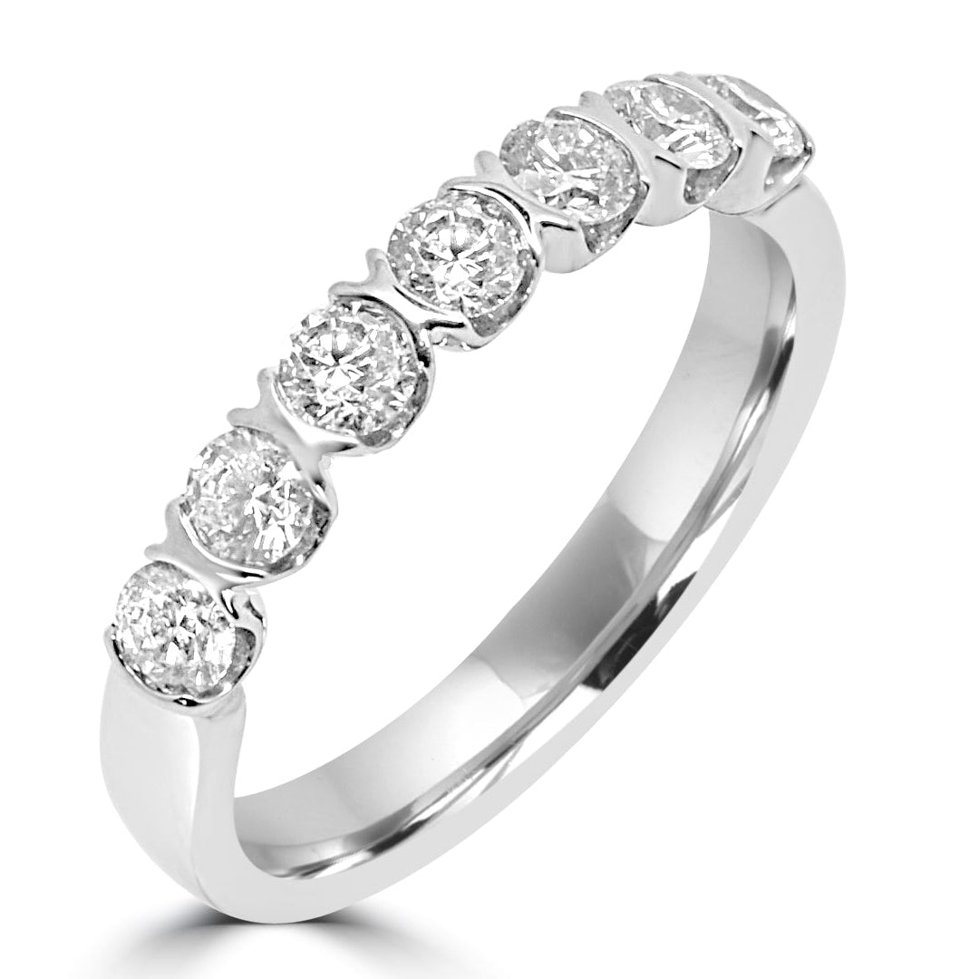 Diamond Eternity Ring Bezel Set