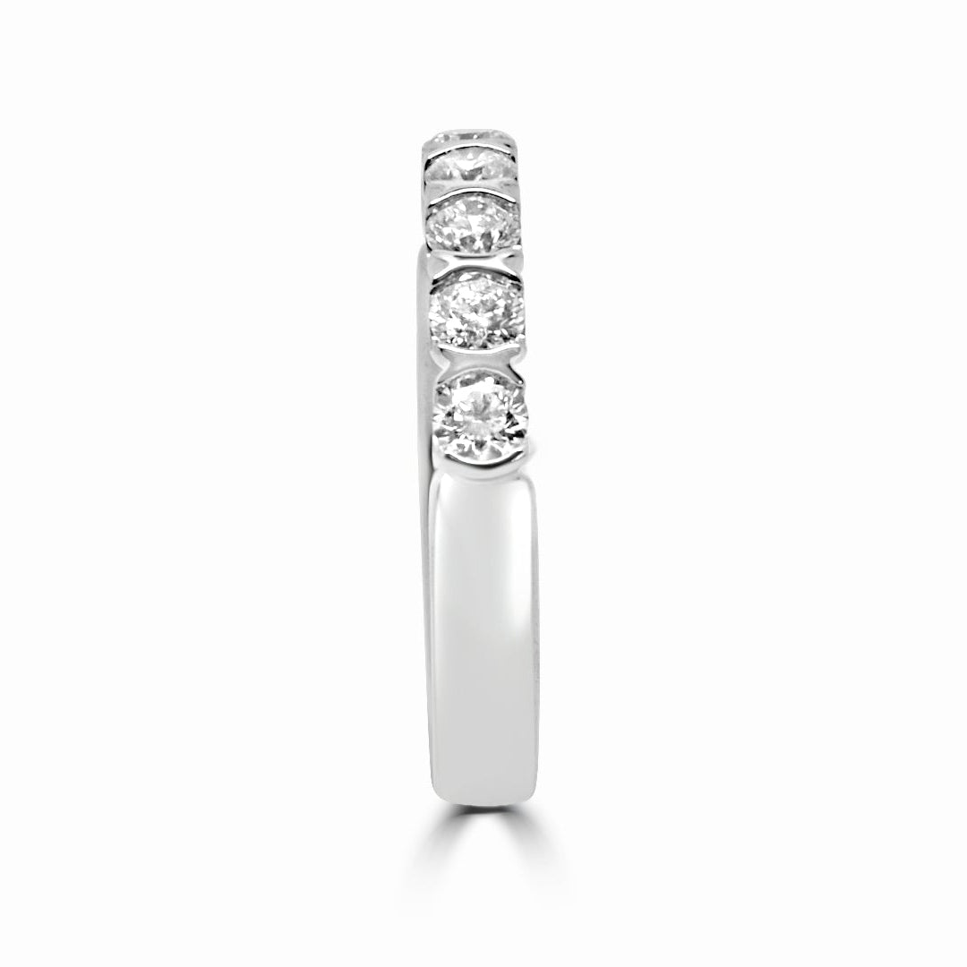 Diamond Eternity Ring Bezel Set