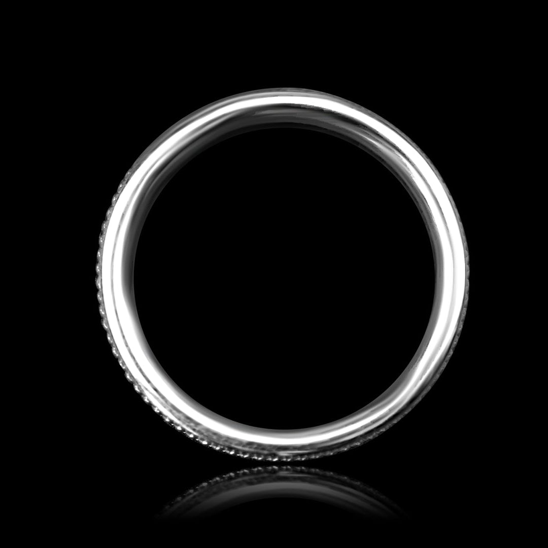 Vintage Millgrain Platinum Ring