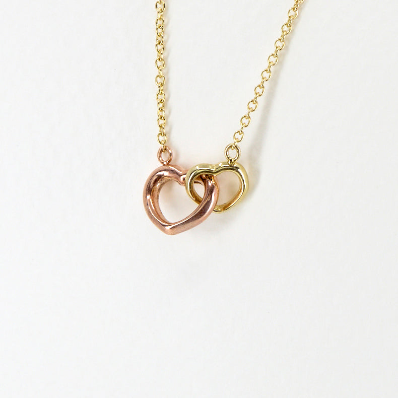 Intertwined Heart Necklace
