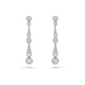 Graduated Diamond Drop Earrings