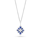 1.76ct Sapphire & Diamond Pendant