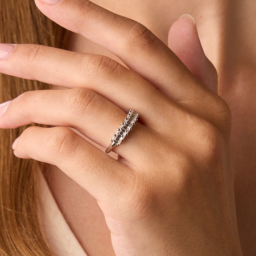 1.87ct Emerald Cut Diamond Ring