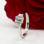 Emerald Cut Diamond Engagement Ring