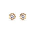18ct Gold Diamond Studs