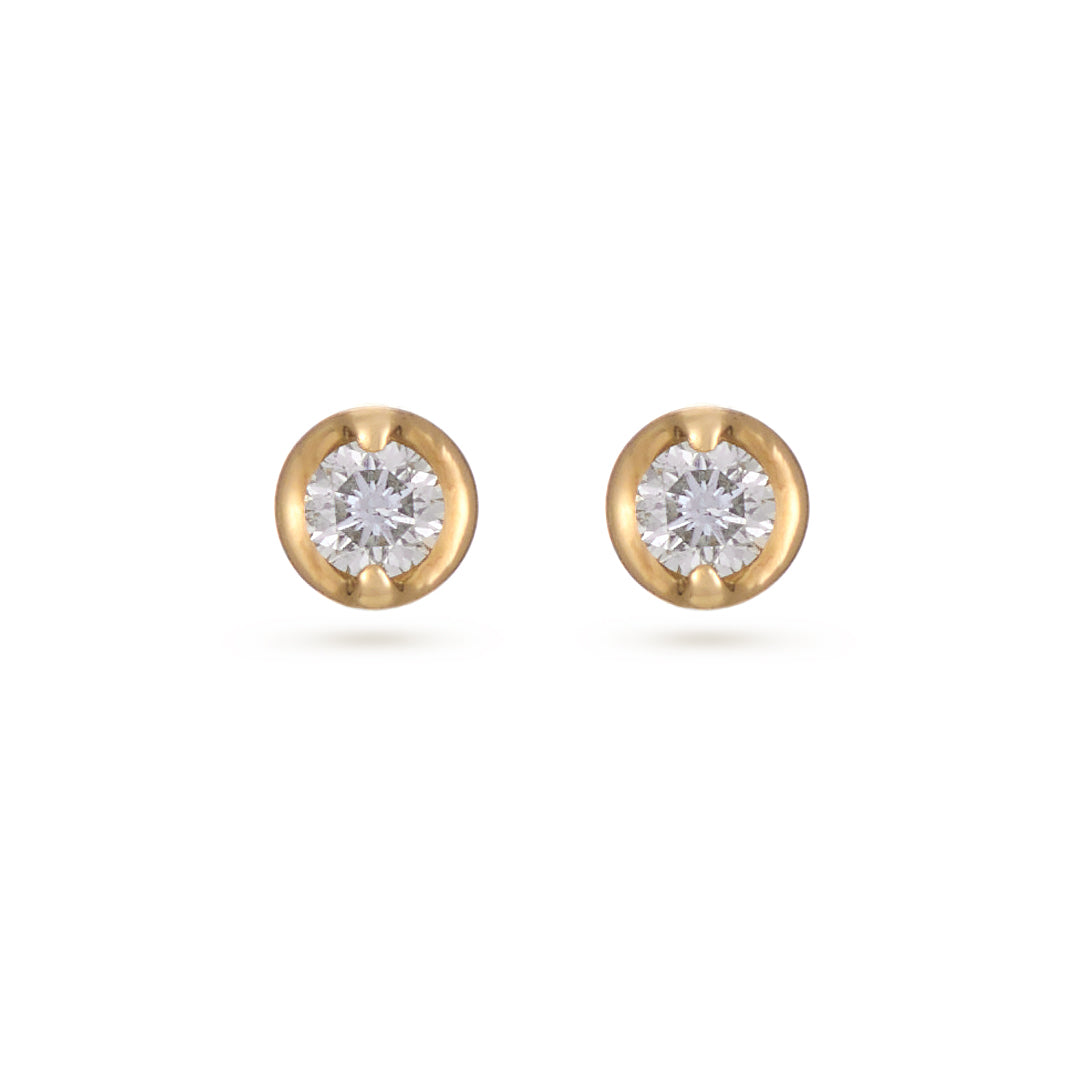 18ct Gold Diamond Studs