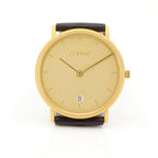 Large-Sized Round Wristwatch