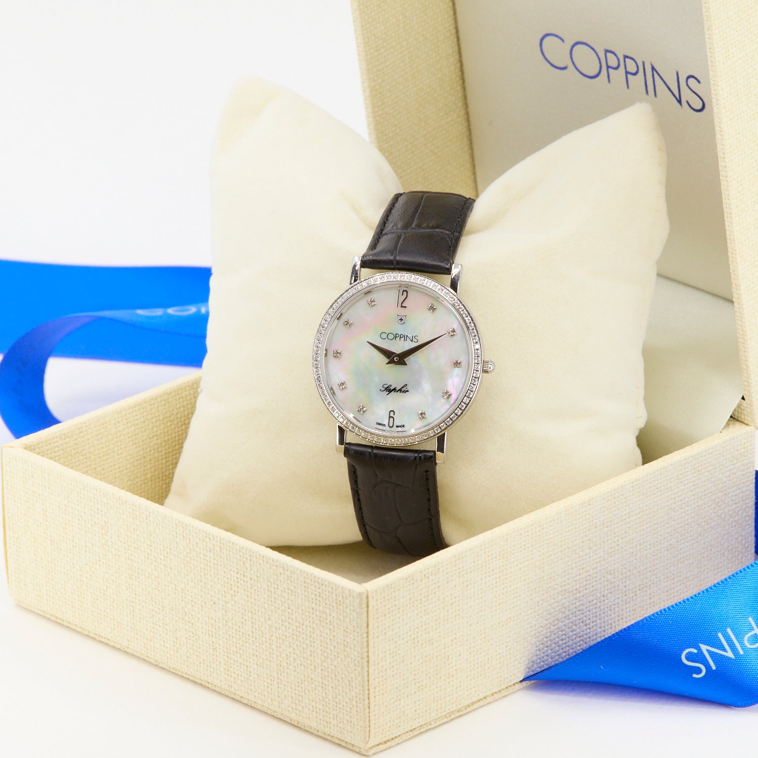 Mother-of-Pearl & Cubic Zirconia Watch