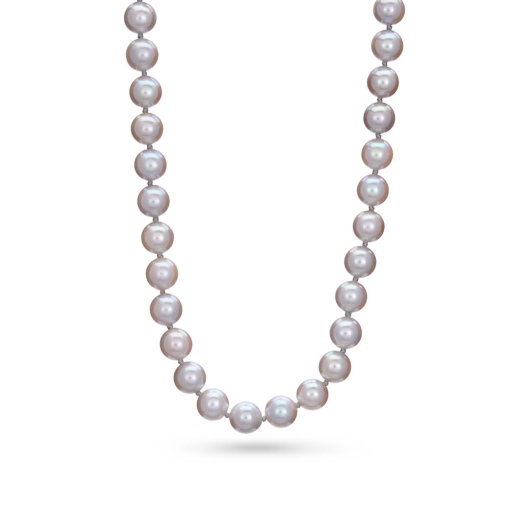 6-6.5mm Grey Pearl Necklace