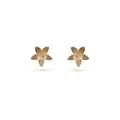 9ct Gold Flower Earrings