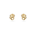 9ct Gold Knot Earrings 1