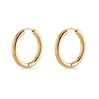 9ct Yellow Gold Hoop Earrings