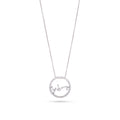 Abstract Diamond Set Pendant