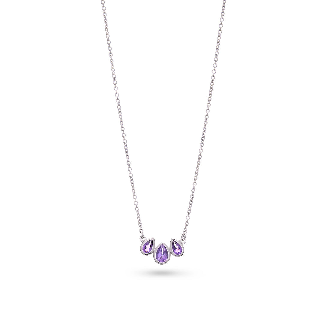 Amethyst Trio Pendant