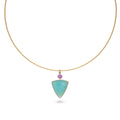 Bauhaus Inspired Peruvian Opal Collar