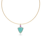 Bauhaus Inspired Peruvian Opal Collar