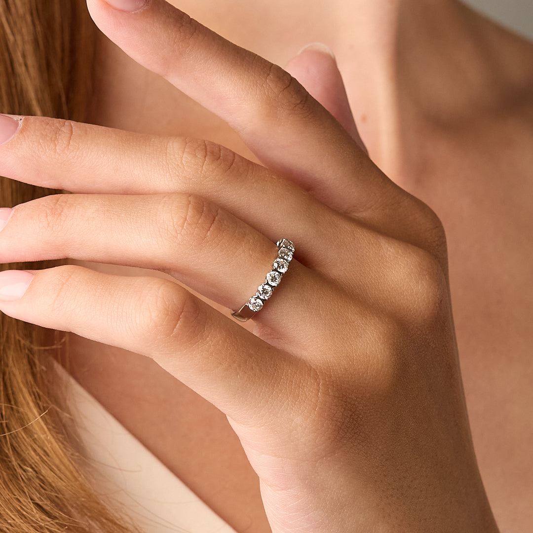Bezel Set Diamond Eternity Ring