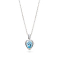 Blue Topaz Pear-Shaped Pendant