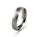 Brushed Titanium Gents’ Ring