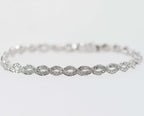 Diamond Encrusted Spiral Bracelet