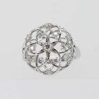 Interlaced Diamond Cocktail Ring