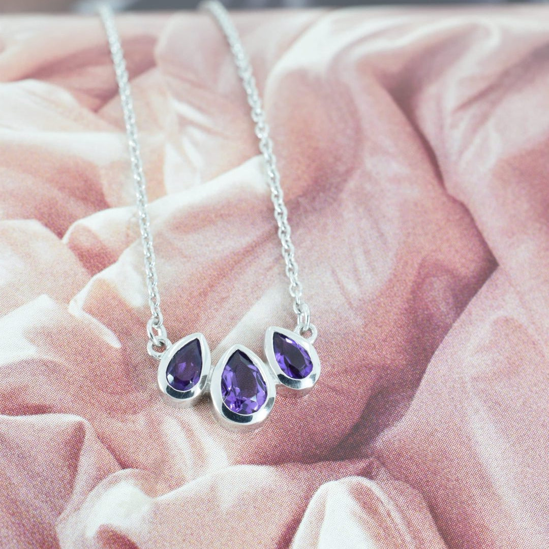 Amythyst Trio Pendant